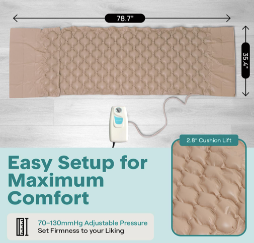 new Other - SereneLife Air Pressure Medical Mattress Topper With Electric Pump