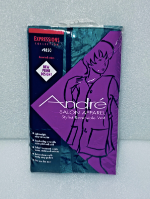 lot Of 2 New-Andres Salon Apparel - Stylist Reversible Vest – Expressions #9850