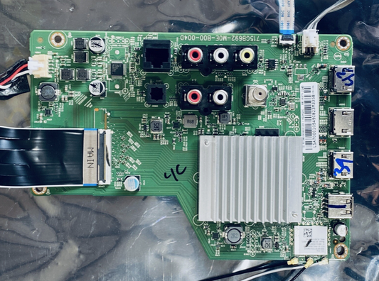 Vizio TV Repair Part - V705-J01 - Video/Main Board, 715GB692-M0E-B00-004D