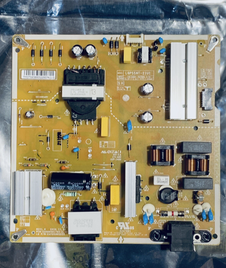 LG TV Repair Part - 55UR640S9UD - Power Supply Board, LGP55NT-21U1