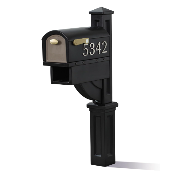 New Other Step2 Mailmaster Hudson Large Mailbox With Magnetic Door, Black