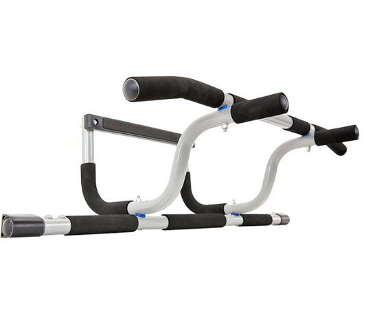 New Other Ultimate Body Press XL Doorway Pull Up Bar W/ Elevated Bar, Black/Gray