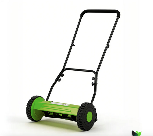 New Other Garvee 14" 5-Blade Manual Walk-Behind Push Reel Lawn Mower, Green