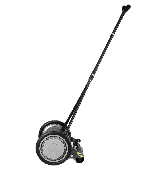 Earthwise 16-Inch 7-Blade Push Reel Lawn Mower, Grey
