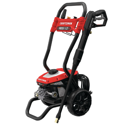 CRAFTSMAN 1900PSI Electric Cold Water Pressure Washer, 1.2-GPM