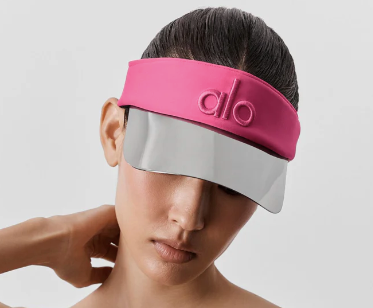 New Other Alo Yoga One Size Solar Visor, Paradise Pink