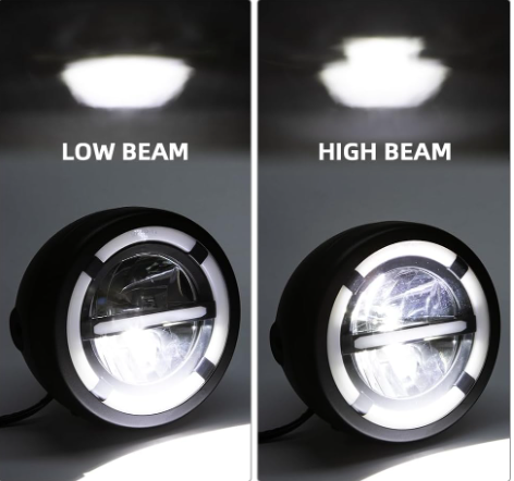 New Other APEBAZY 5.75” 6000 Lumens Universal Motorcycle LED Round Headlight