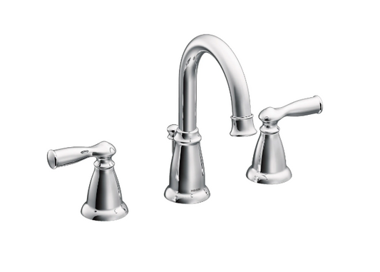 New Other Moen Banbury Two-Handle Widespread Bathroom Sink Faucet, Chrome