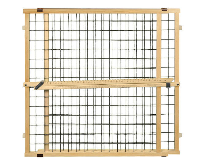 New Other MYPET 29.5"-50" Wide & 31” Tall Wire Mesh Pressure Mounted Dog Gate