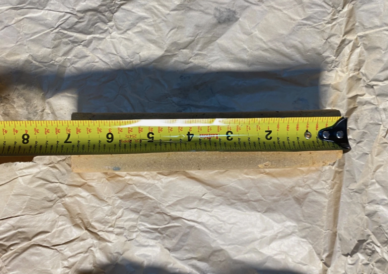 Lot Of 5 - Kiln Approx. 7" Tall x 1 1/2" Wide Squared End Posts