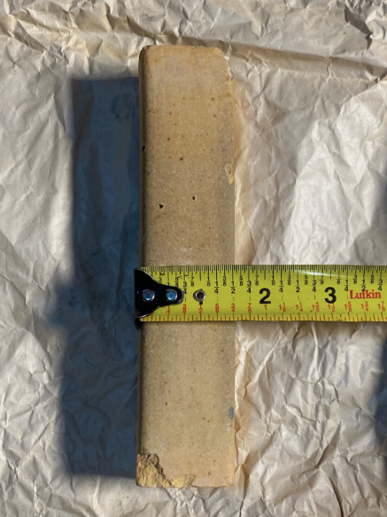 Lot Of 5 - Kiln Approx. 7" Tall x 1 1/2" Wide Squared End Posts