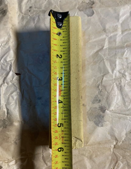 Lot Of 6 - Kiln Approx. 6" Tall x 1 1/2" Wide Squared End Posts