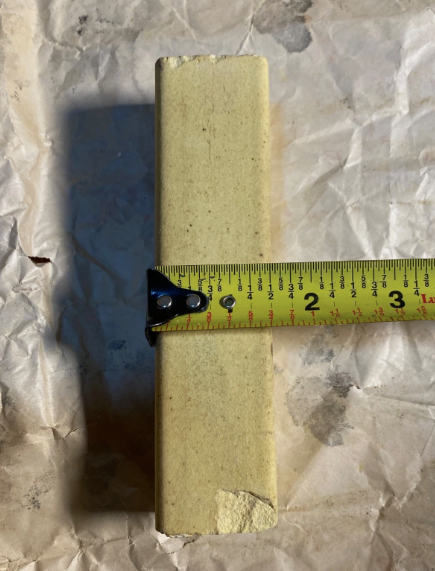 Lot Of 6 - Kiln Approx. 6" Tall x 1 1/2" Wide Squared End Posts
