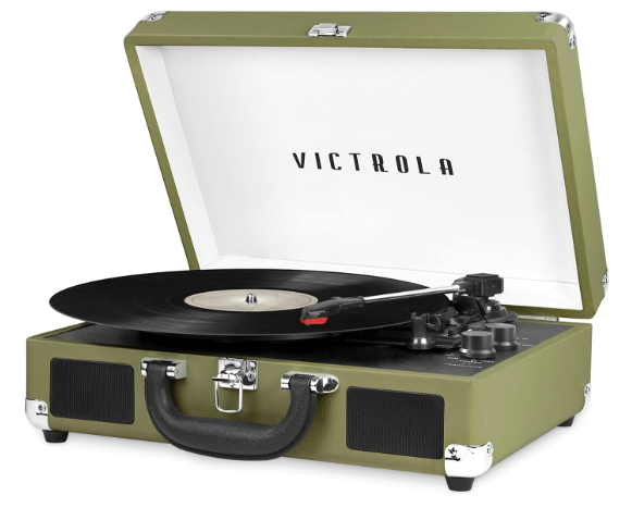 New Other Victrola Journey Bluetooth Suitcase Record Player, Green Olive