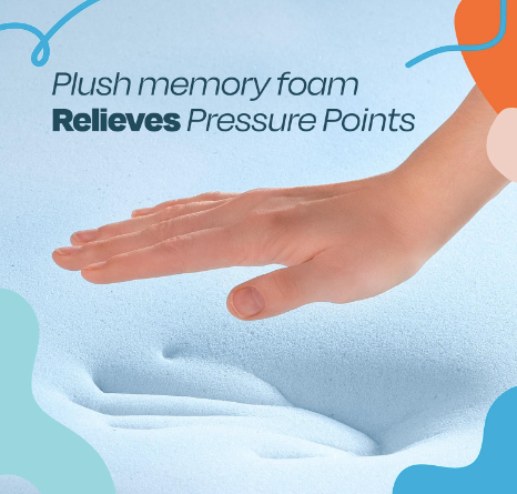 New Open Box Linenspa Twin XL 3” Gel Infused Memory Foam Mattress Topper