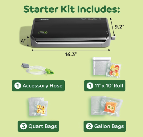 New Other FoodSaver One-Touch Vacuum Sealer Machine With Roll Storage & Cutter