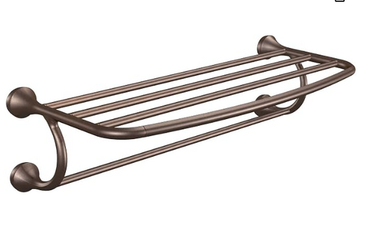 New Open Box Moen Eva Bathroom Hotel Towel Shelf, Oil-Rubbed Bronze