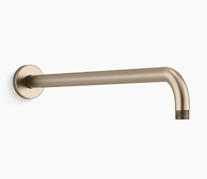New Other KOHLER Statement 19" Wall-Mount Single-Function Rainhead Arm & Flange