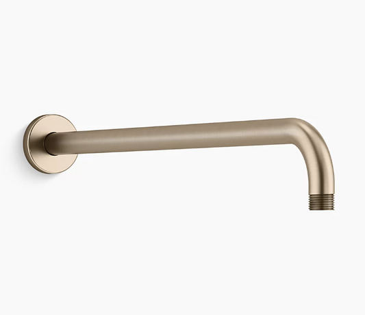 New Other KOHLER Statement 19" Wall-Mount Single-Function Rainhead Arm & Flange