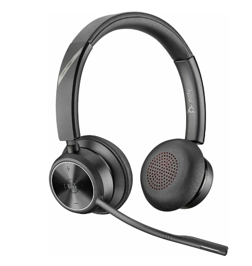 HP Poly Savi 7300 Office  Series Wireless Dect Headset, Black