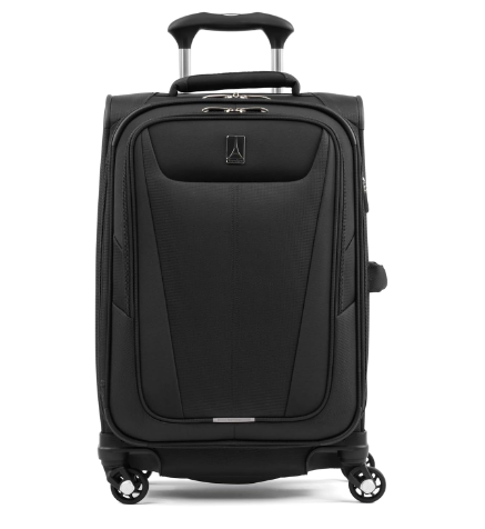 New Travelpro Maxlite 5 Softside 21" Carry-On Luggage Spinner, Black