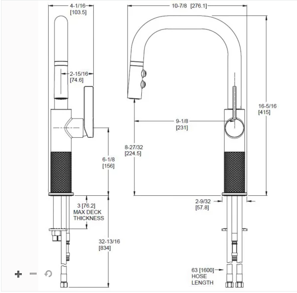 New Other Pfister 1-Handle Pull-Down Kitchen Faucet, Polished Chrome