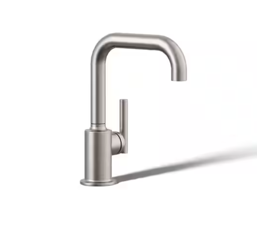 New Other Kohler Purist Single Handle Beverage Faucet, Vibrant Stainless Steel