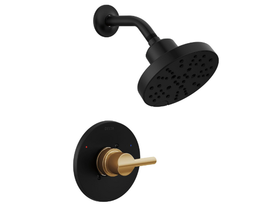 New Other Delta Nicoli 14 Series H2Okinetic Shower Head & Handle Set