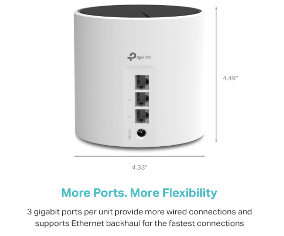 Set Of 2 - New Other TP-Link Deco X55 AX3000 WiFi 6 Mesh System, Deco X55