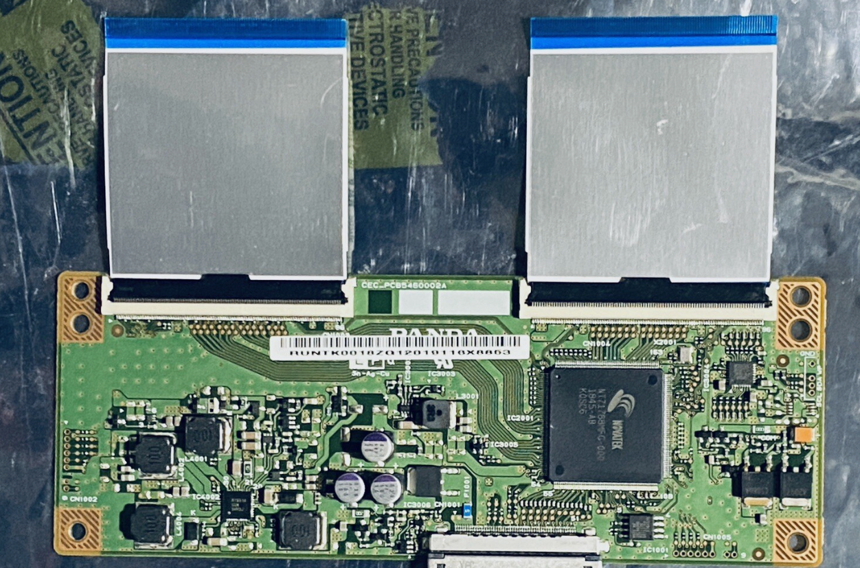ONN TV Repair Part - ONA55UB19E06 - T-Con Board, CEC_PCB5460002A
