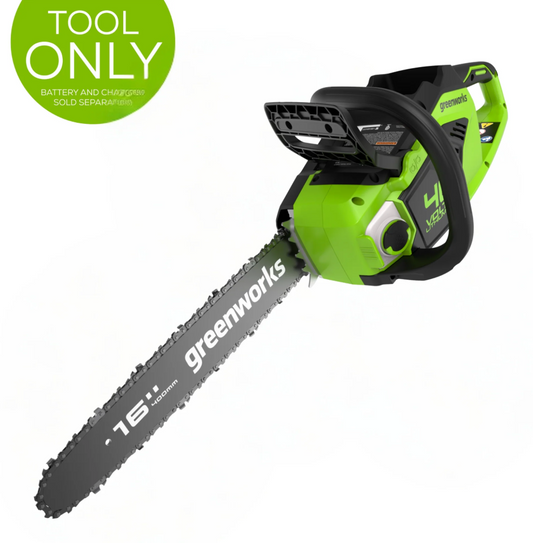 Greenworks Cordless 16” 400mm 40Volt Brushless Chainsaw CSF404