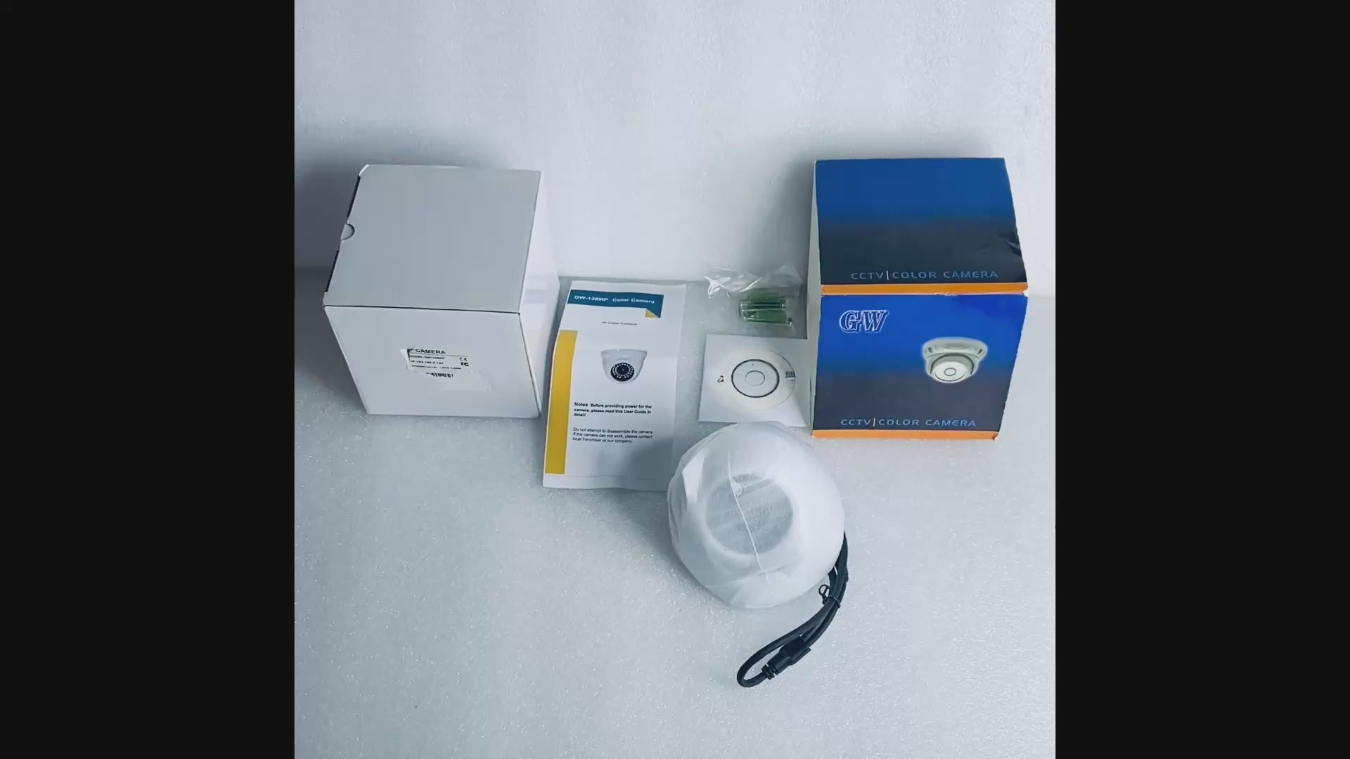 Open Box - GW CCTV White 1.3MP 1280 x 960 IR Color Camera, GW-1389IP