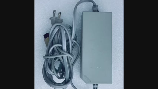 #06 - nintendo Wii AC Adapter Power Supply 12V, Gray, RVL-002 - (READ) - (IN CONDITION AS SHOWN)