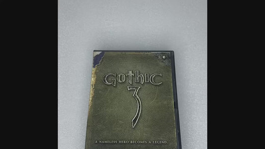 #63 - Gothic 3 PC DVD Rom Software, 11231-1wrap, Replacement Disc - (READ) - (IN CONDITION AS SHOWN)