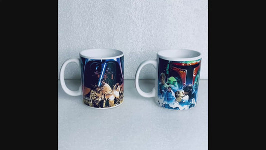 lot Of 2 -Galerie Lucasfilm Star Wars Coffee Mug Cups, Dishwasher/Microwave Safe