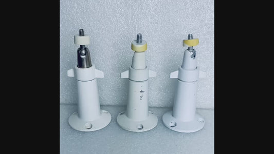lot Of 3 - Eufy Solar Panel Mounts, White - (READ)