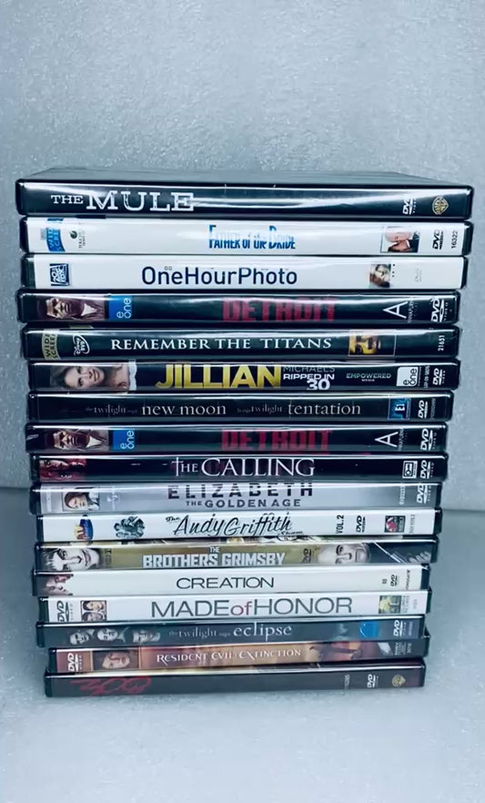 #09 - lot Of 17 New - Mixed DVD Movies - (IN CONDITION AS SHOWN)