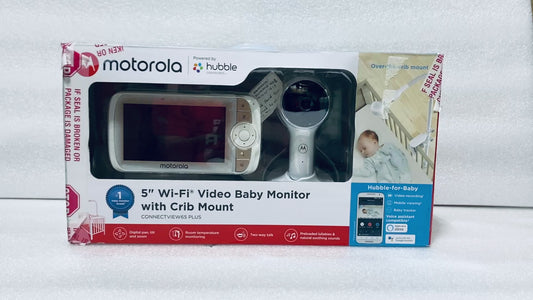 #69 - Motorola 5" Wi-fi Video Baby Monitor For Parts Or Repair - (READ) - (IN CONDITION AS SHOWN)