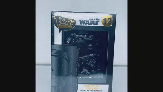 New - Star Wars Funko POP! Enamel Pin #12 Han Solo Carbonite With Stand - (READ)